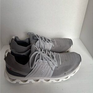 On Running Men's Cloudswift 3 sneakers Alloy Glacier color size M12.5
